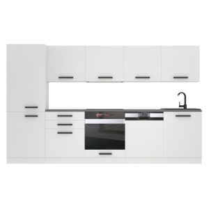 Kuchyňská linka Belini Premium Full Version 300 cm bílý mat s pracovní deskou ROSE Výrobce