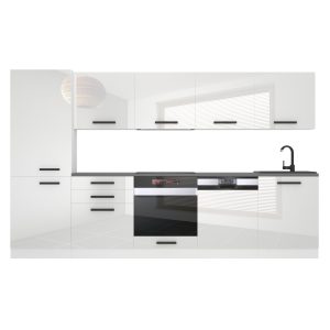 Kuchyňská linka Belini Premium Full Version 300 cm bílý lesk s pracovní deskou ROSE Výrobce