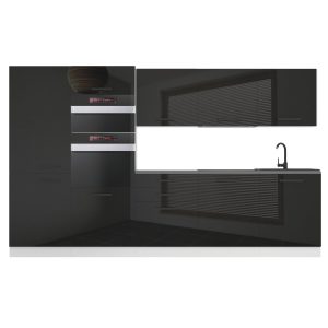 Kuchyňská linka Belini Premium Full Version 300 cm černý lesk bez pracovní desky GRACE Výrobce
