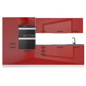 Kuchyňská linka Belini Premium Full Version 300 cm červený lesk bez pracovní desky GRACE Výrobce