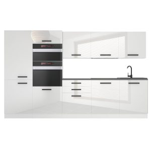 Kuchyňská linka Belini Premium Full Version 300 cm bílý lesk s pracovní deskou GRACE Výrobce