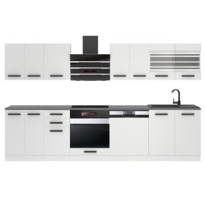 Kuchyňská linka Belini Premium Full Version 300 cm bílý mat s pracovní deskou LUCY Výrobce