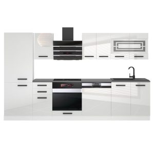 Kuchyňská linka Belini Premium Full Version 300 cm bílý lesk s pracovní deskou CINDY Výrobce