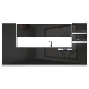 Kuchyňská linka Belini Premium Full Version 360 cm černý lesk s pracovní deskou NAOMI Výrobce