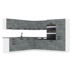 Kuchyňská linka Belini Premium Full Version 480 cm šedý antracit Glamour Wood bez pracovní desky JANE Výrobce