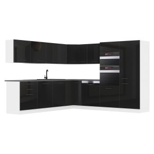 Kuchyňská linka Belini Premium Full Version 480 cm černý lesk s pracovní deskou JANE Výrobce