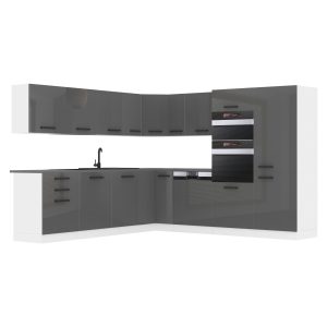 Kuchyňská linka Belini Premium Full Version 480 cm šedý lesk s pracovní deskou JANE  Výrobce