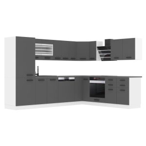 Kuchyňská linka Belini Premium Full Version 520 cm šedý mat bez pracovní desky JULIE Výrobce