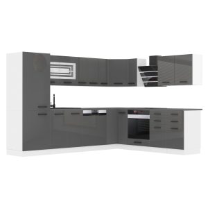 Kuchyňská linka Belini  Premium Full Version 520 cm šedý lesk bez pracovní desky JULIE Výrobce