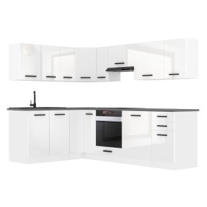 Kuchyňská linka Belini Premium Full Version 420 cm bílý lesk bez pracovní desky JANET Výrobce