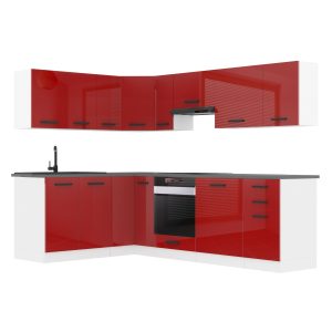 Kuchyňská linka Belini Premium Full Version 420 cm červený lesk bez pracovní desky JANET Výrobce