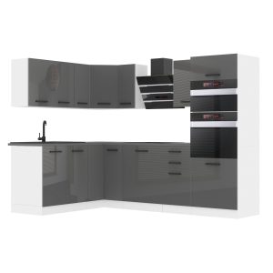 Kuchyňská linka Belini Premium Full Version 420 cm šedý lesk bez pracovní desky MELANIE Výrobce