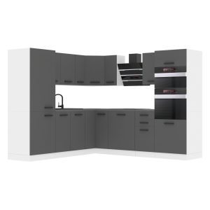 Kuchyňská linka Belini Premium Full Version 480 cm šedý mat bez pracovní desky STACY Výrobce