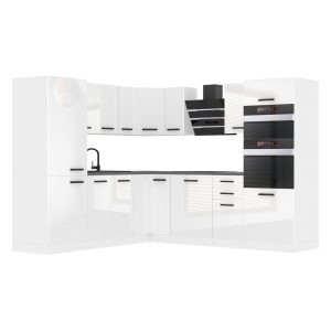 Kuchyňská linka Belini Premium Full Version 480 cm bílý lesk bez pracovní desky STACY Výrobce