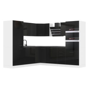 Kuchyňská linka Belini Premium Full Version 480 cm černý lesk bez pracovní desky STACY Výrobce