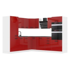 Kuchyňská linka PBelini remium Full Version 480 cm červený lesk s pracovní deskou STACY Výrobce