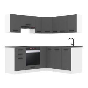 Kuchyňská linka Belini Premium Full Version 360 cm šedý mat bez pracovní desky SARAH Výrobce