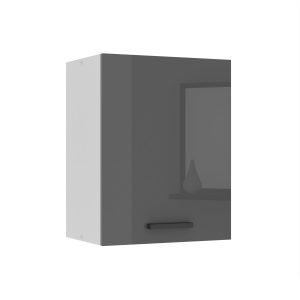 Kuchyňská skříňka Belini Premium Full Version horní 45 cm šedý lesk Výrobce

