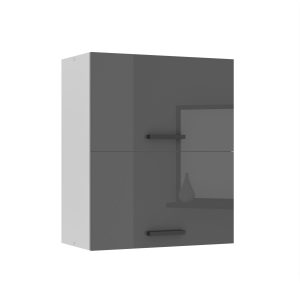 Kuchyňská skříňka Belini Premium Full Version horní 60 cm šedý lesk Výrobce
