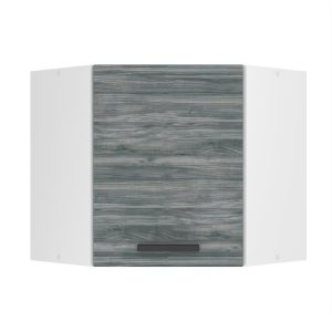Kuchyňská skříňka Belini Premium Full Version horní rohová 60 cm šedý antracit Glamour Wood Výrobce