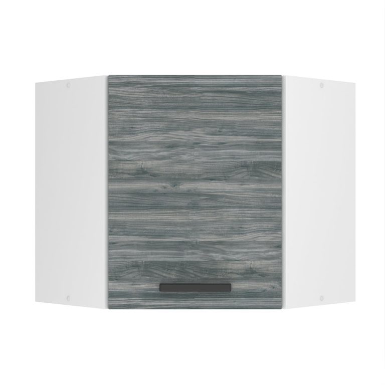 Kuchyňská skříňka Belini Premium Full Version horní rohová 60 cm šedý antracit Glamour Wood Výrobce TOR SGN60/0/WT/GW/0/B1/PP