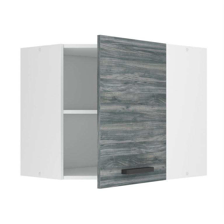 Kuchyňská skříňka Belini Premium Full Version horní rohová 60 cm šedý antracit Glamour Wood Výrobce TOR SGN60/0/WT/GW/0/B1/PP