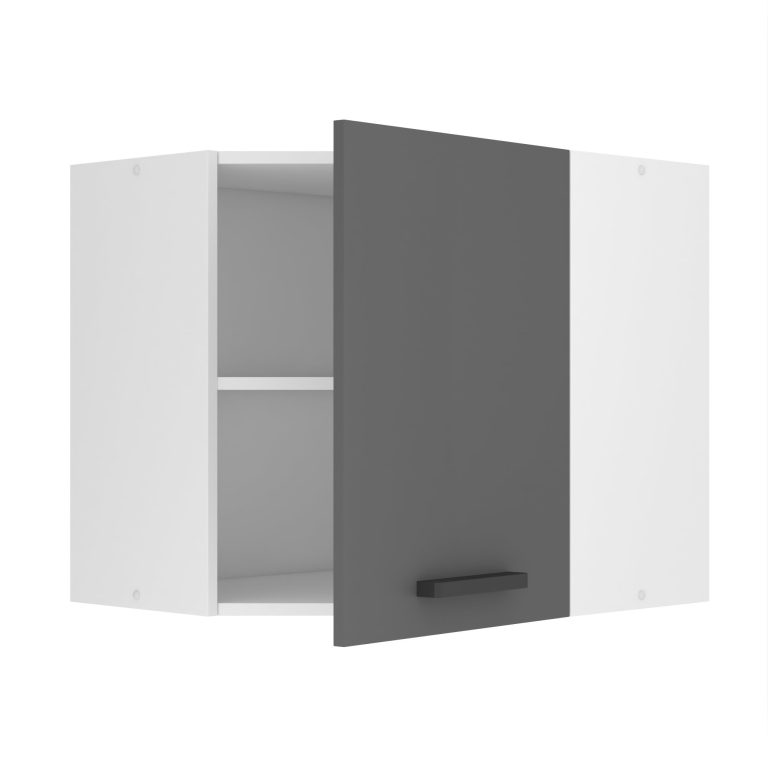 Kuchyňská skříňka Belini Premium Full Version horní rohová 60 cm šedý mat Výrobce TOR SGN60/0/WT/SR/0/B1/PP