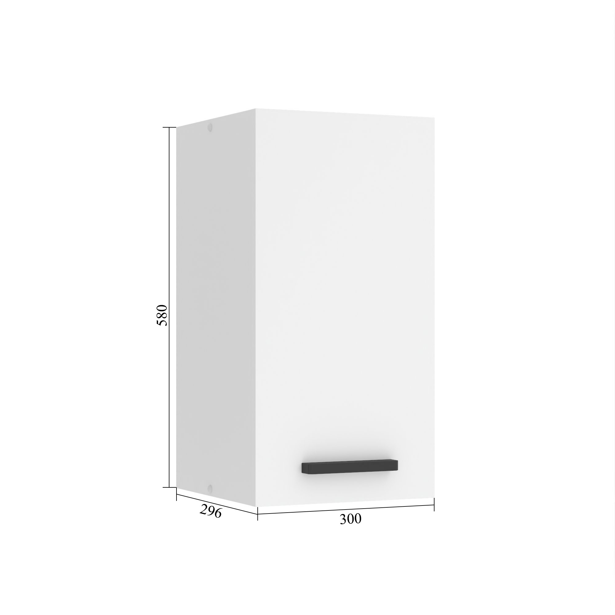 Kuchyňská skříňka Belini Premium Full Version horní 30 cm bílý mat Výrobce TOR SG30/0/WT/WT/0/B1/PP
