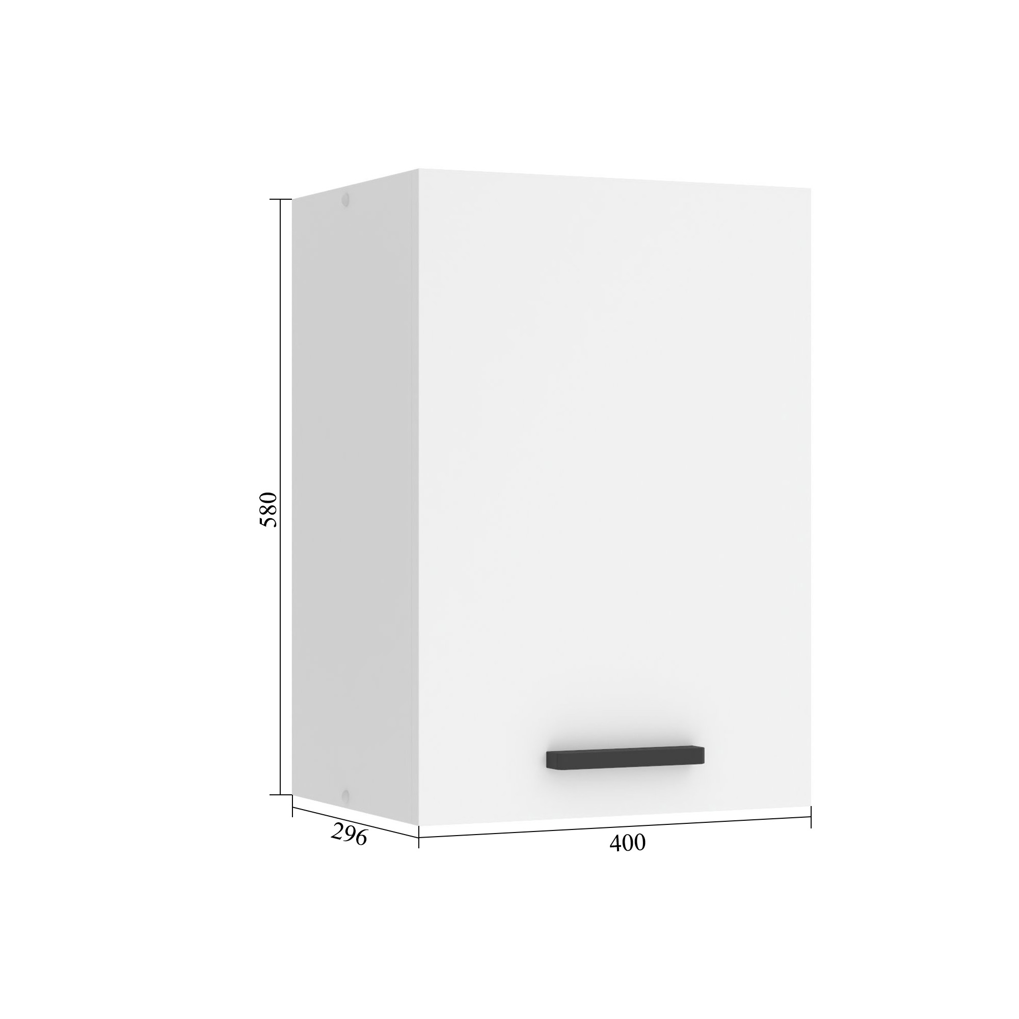Kuchyňská skříňka Belini Premium Full Version horní 40 cm bílý mat Výrobce TOR SG40/0/WT/WT/0/B1/PP
