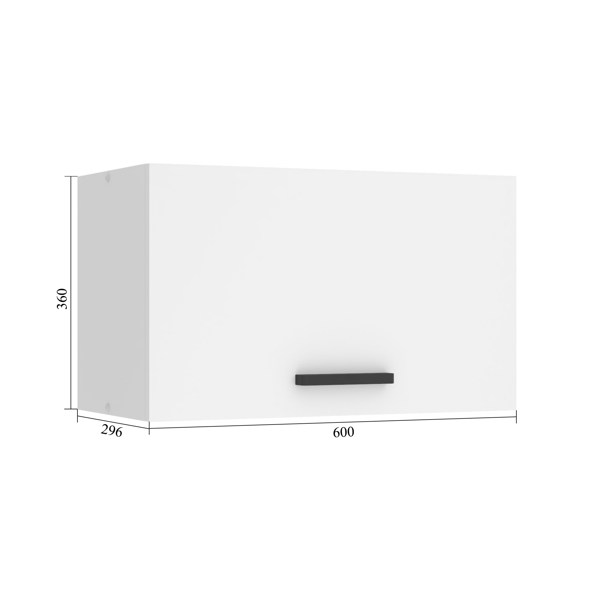 Kuchyňská skříňka Belini Premium Full Version nad digestoř 60 cm šedý antracit Glamour Wood Výrobce TOR SGP60/0/WT/GW/0/B1/PP