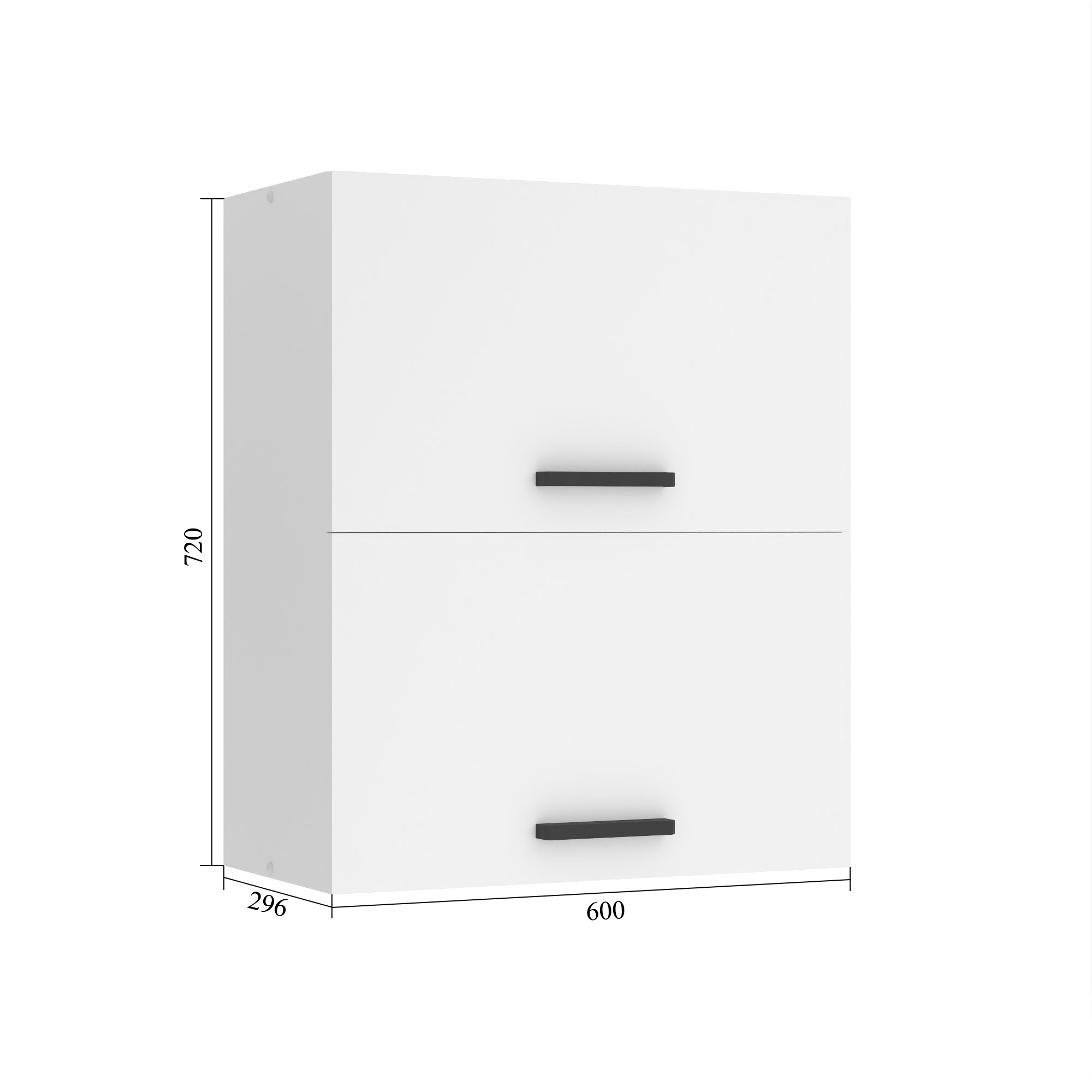 Kuchyňská skříňka Belini Premium Full Version horní 60 cm šedý antracit Glamour Wood Výrobce TOR SGP2-60/0/WT/GW/0/B1/PP
