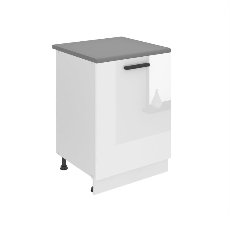 Kuchyňská skříňka Belini Premium Full Version spodní 60 cm bílý lesk s pracovní deskou Výrobce INF SD60/0/WT/W/B/B1/PP

