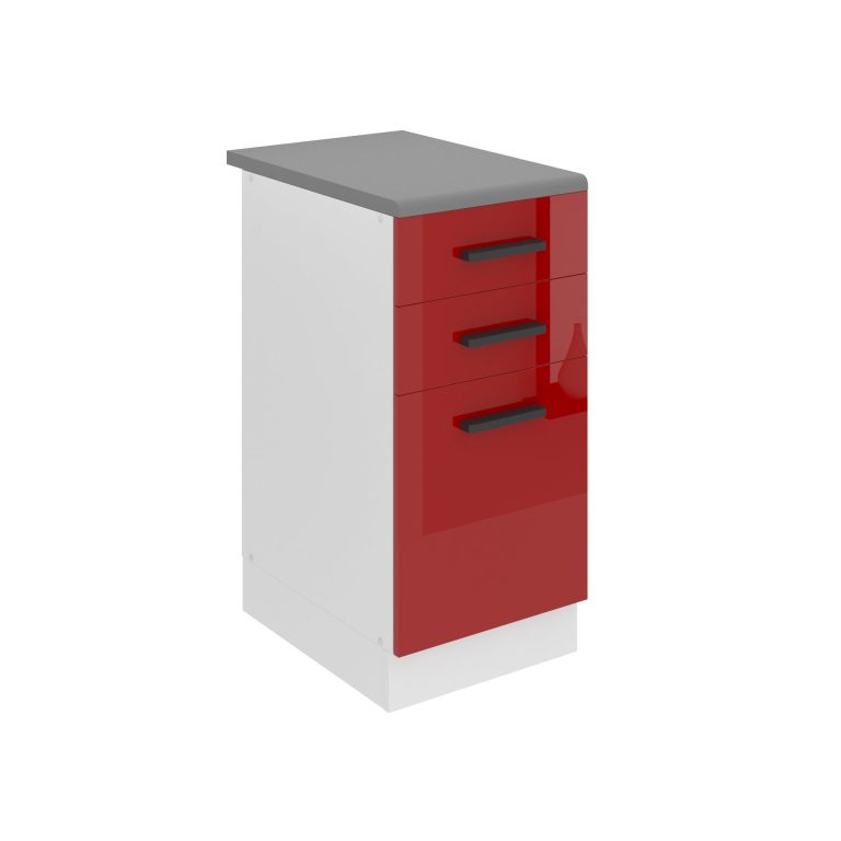 Kuchyňská skříňka dolní 40 cm šuplíky INF SDSZ40WS/0/WT/R/B/B1/PP 