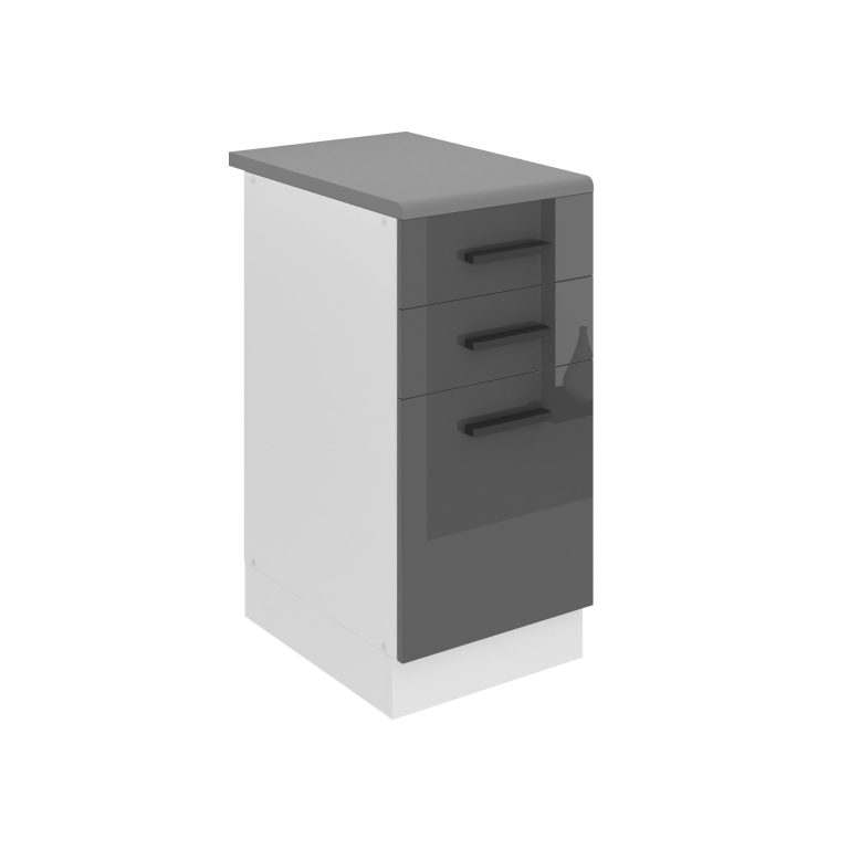 Kuchyňská skříňka dolní 40 cm šuplíky INF SDSZ40WS/0/WT/S/B/B1/PP 