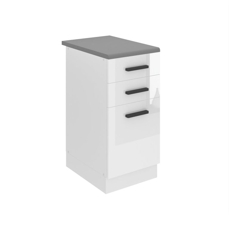 Kuchyňská skříňka dolní 40 cm šuplíky INF SDSZ40WS/0/WT/W/B/B1/PP 