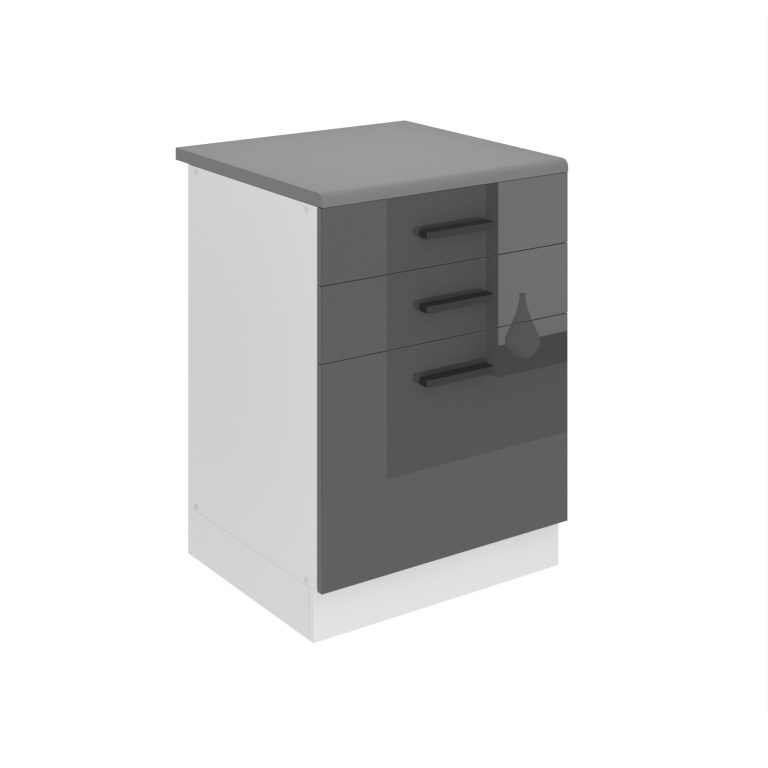 Kuchyňská skříňka dolní 60 cm šuplíky  INF SDSZ60WS/0/WT/S/B/B1/PP 