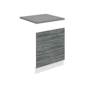 Panel na myčku Belini Premium Full Version odkrytý 60 cm šedý antracit Glamour Wood s pracovní deskou Výrobce
