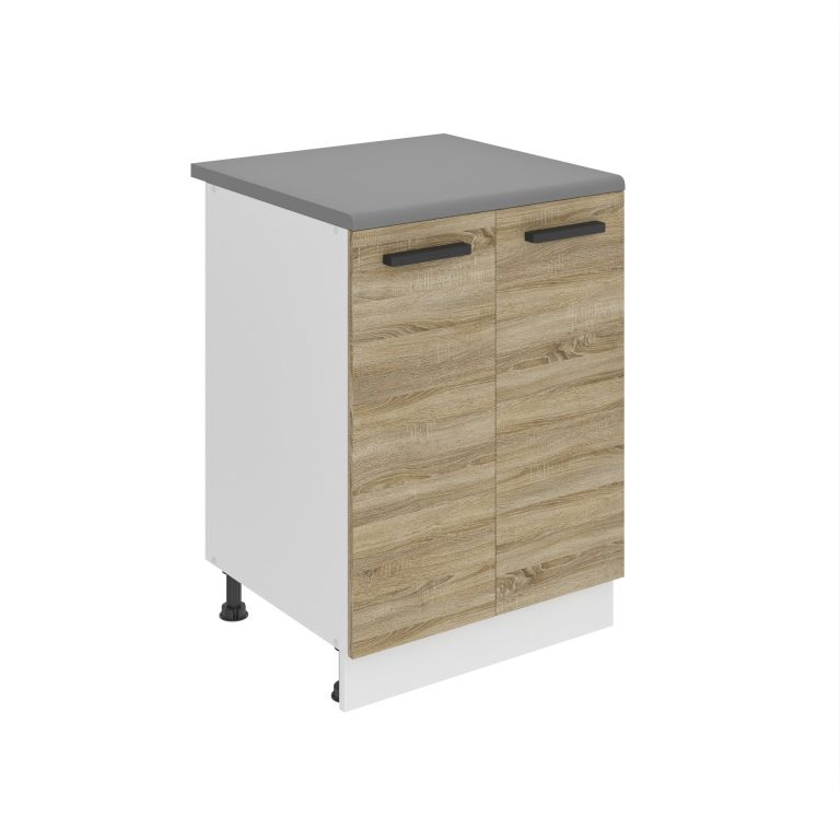Kuchyňská skříňka Belini Premium Full Version spodní 60 cm dub sonoma s pracovní deskou Výrobce TOR SD2-60/0/WT/DS/B/B1/PP
