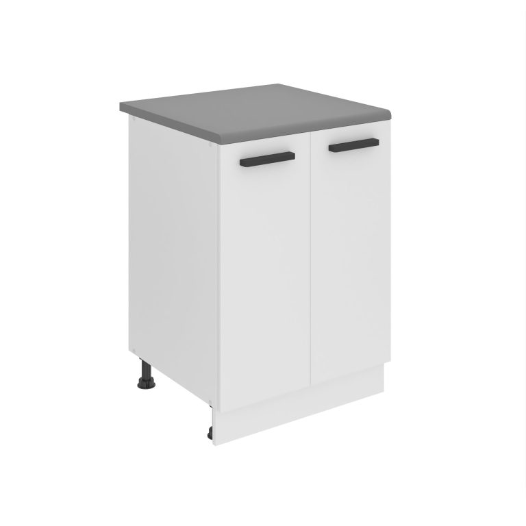Kuchyňská skříňka Belini Premium Full Version spodní 60 cm bílý mat s pracovní deskou Výrobce TOR SD2-60/0/WT/WT/B/B1/PP
