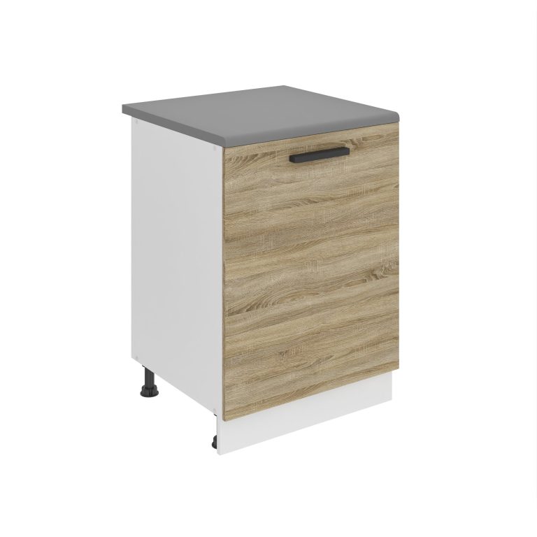 Kuchyňská skříňka Belini Premium Full Version spodní 60 cm dub sonoma s pracovní deskou Výrobce TOR SD60/0/WT/DS/B/B1/PP
 