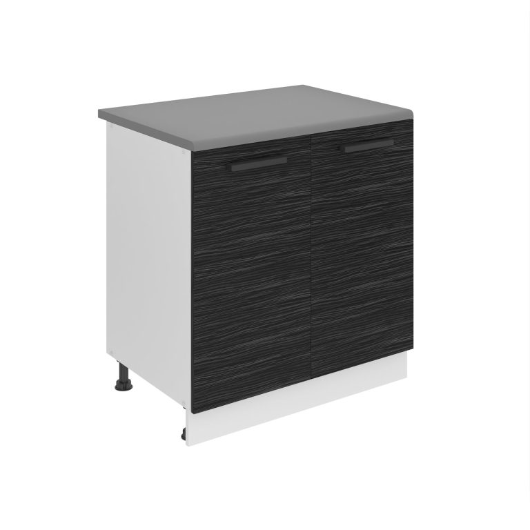 Kuchyňská skříňka Belini Premium Full Version spodní 80 cm královský eben s pracovní deskou Výrobce TOR SD80/0/WT/HK/B/B1/PP
