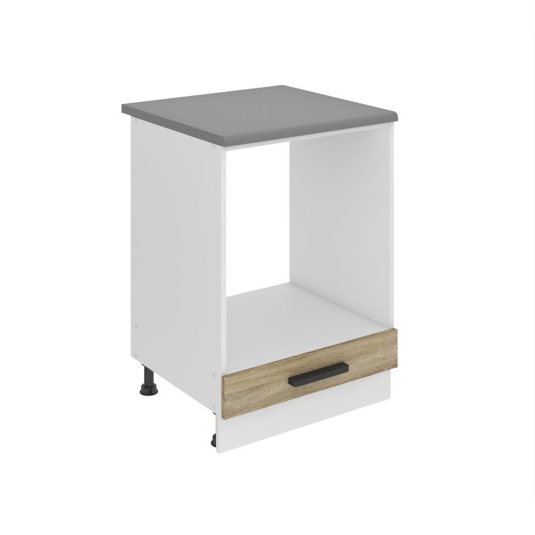 Kuchyňská skříňka Belini Premium Full Version spodní pro vestavnou troubu 60 cm dub sonoma s pracovní deskou Výrobce TOR SDP60/0/WT/DS/B/B1/PP
