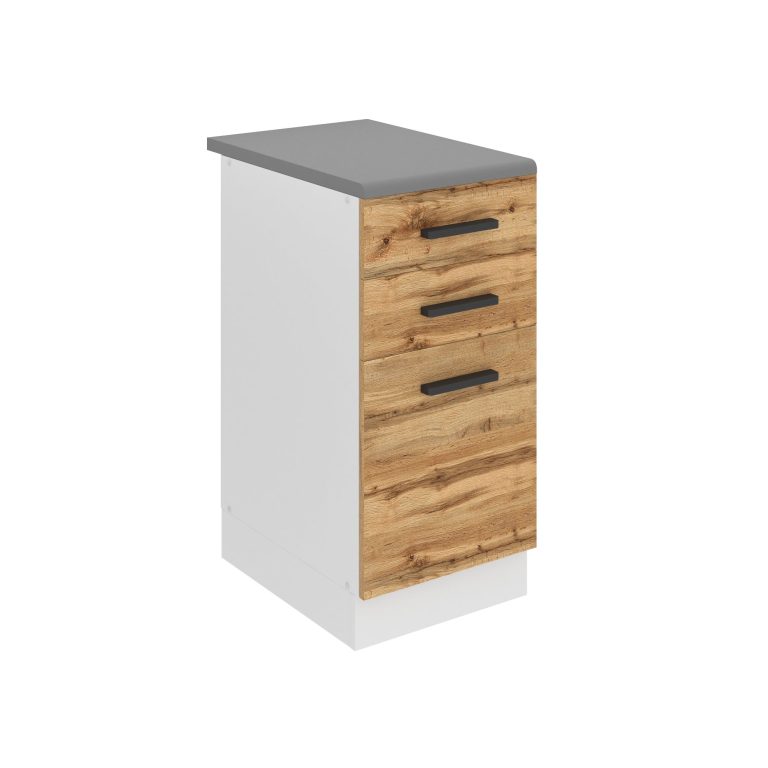 Kuchyňská skříňka dolní 40 cm šuplíky TOR SDSZ40WS/0/WT/DW/B/B1/PP 