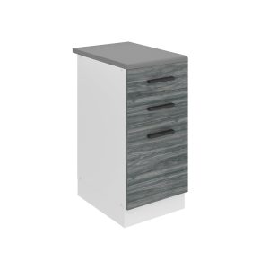 Kuchyňská skříňka Belini Premium Full Version spodní se zásuvkami 40 cm šedý antracit Glamour Wood s pracovní deskou Výrobce
