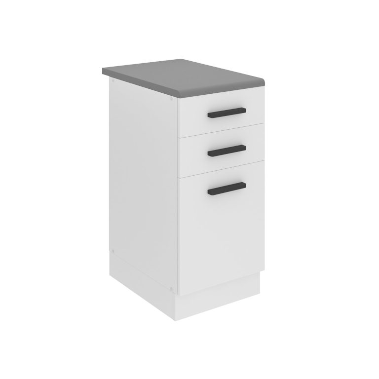 Kuchyňská skříňka dolní 40 cm šuplíky TOR SDSZ40WS/0/WT/WT/B/B1/PP 