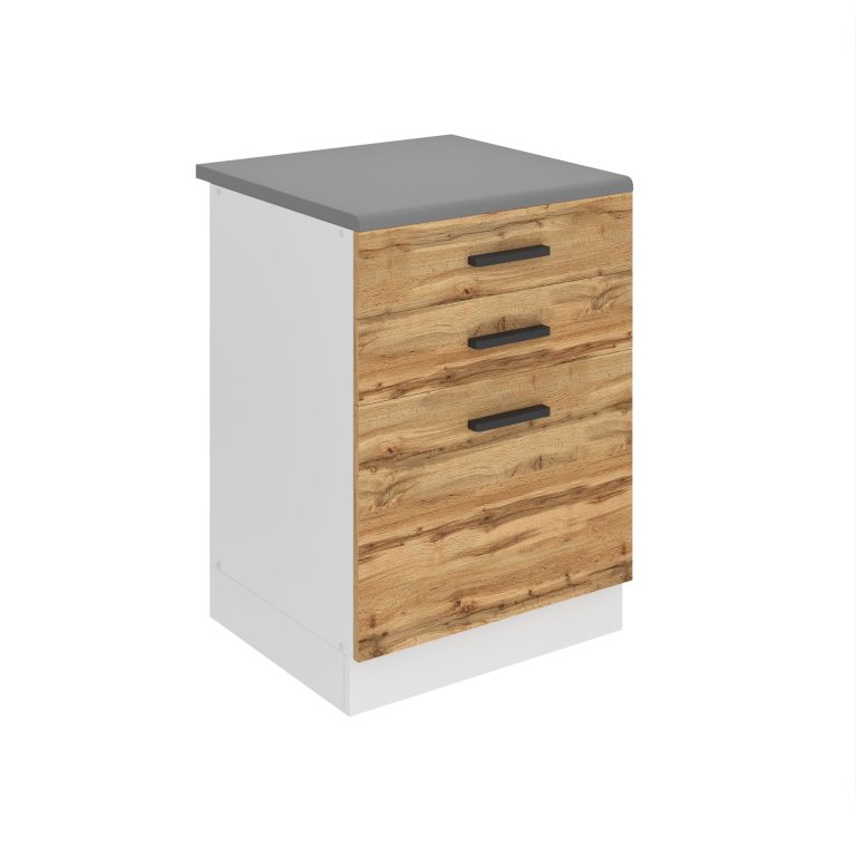 Kuchyňská skříňka dolní 60 cm šuplíky TOR SDSZ60WS/0/WT/DW/B/B1/PP 