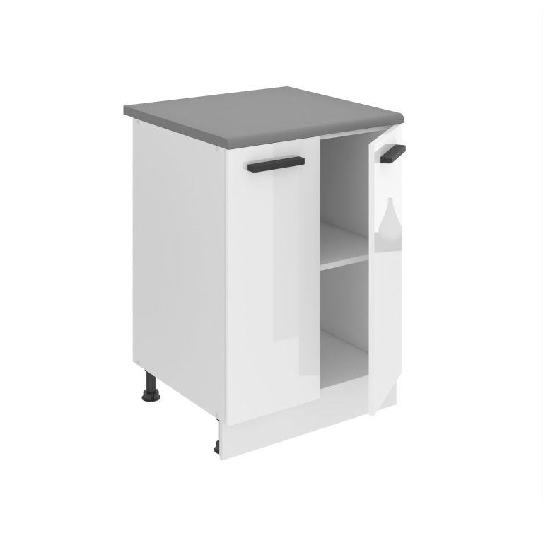 Kuchyňská skříňka Belini Premium Full Version spodní 60 cm bílý lesk s pracovní deskou Výrobce INF SD2-60/0/WT/W/B/B1/PP
