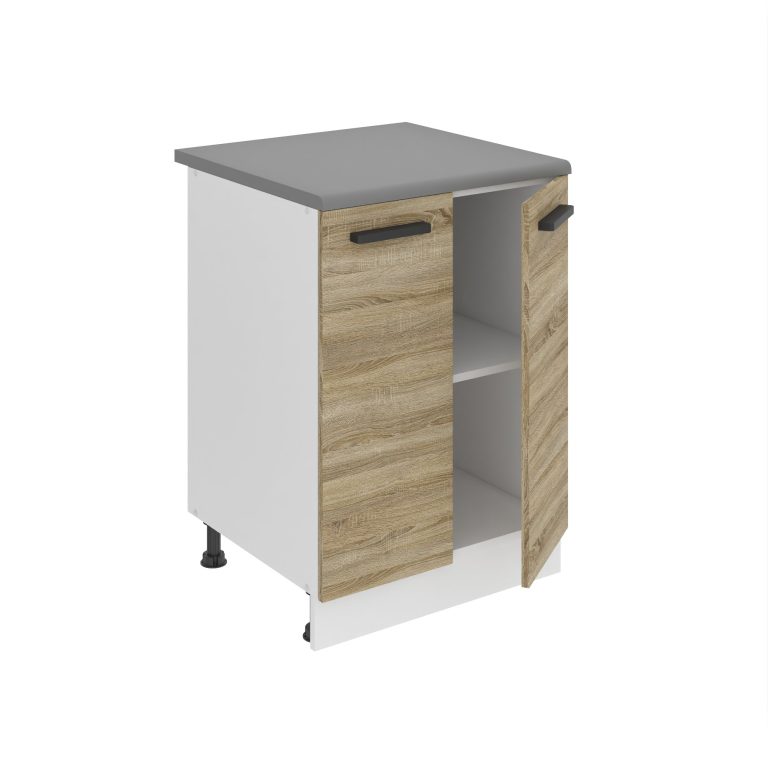 Kuchyňská skříňka Belini Premium Full Version spodní 60 cm dub sonoma s pracovní deskou Výrobce TOR SD2-60/0/WT/DS/B/B1/PP
