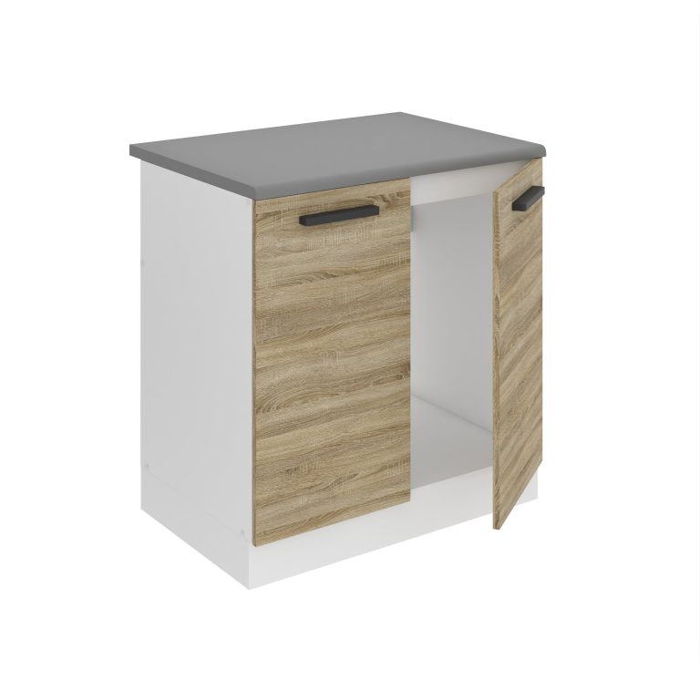 Kuchyňská skříňka Belini Premium Full Version dřezová 80 cm dub sonoma s pracovní deskou Výrobce TOR SDZ80/0/WT/DS/B/B1/PP
