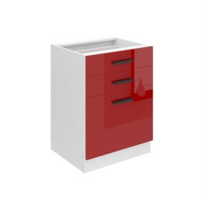 Kuchyňská skříňka Belini Premium Full Version spodní se zásuvkami 60 cm červený lesk bez pracovní desky Výrobce
